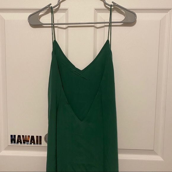 *SOLD* Acacia Silk Green Dress - Picture 4 of 5